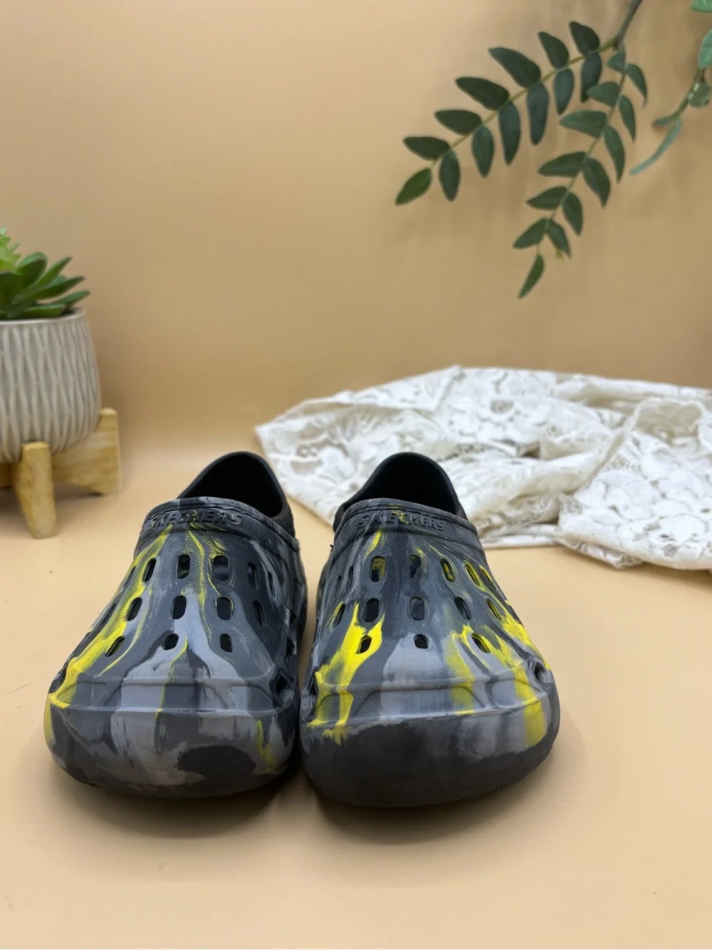 Skechers Foamies Guzman Steps Camo Water Shoes Toddler Size 9